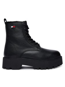 Tommy Jeans Trzewiki Tjw Platform Boots Wl EN0EN03159 Czarny