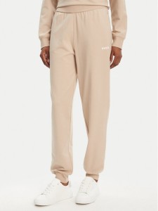 HUGO Spodnie dresowe 50490578 Beżowy Regular Fit
