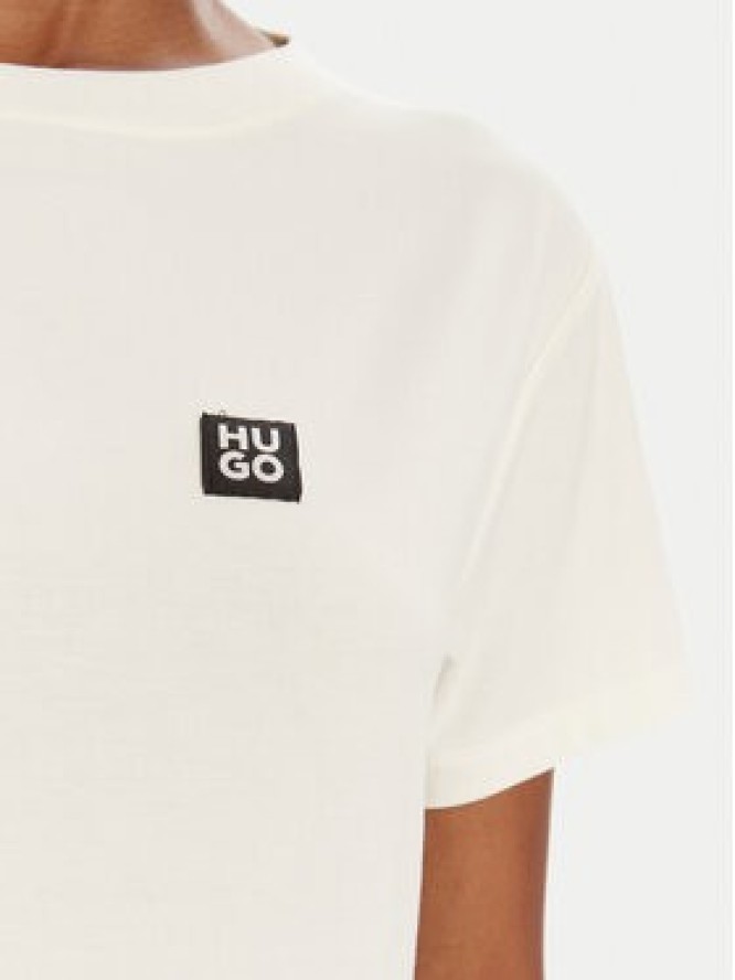 HUGO T-Shirt 50534300 Écru Regular Fit