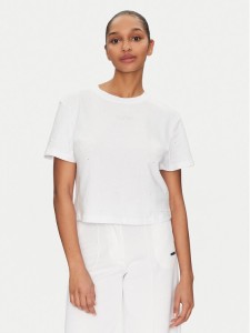 Guess T-Shirt V5GI00 I3Z14 Biały Boxy Fit