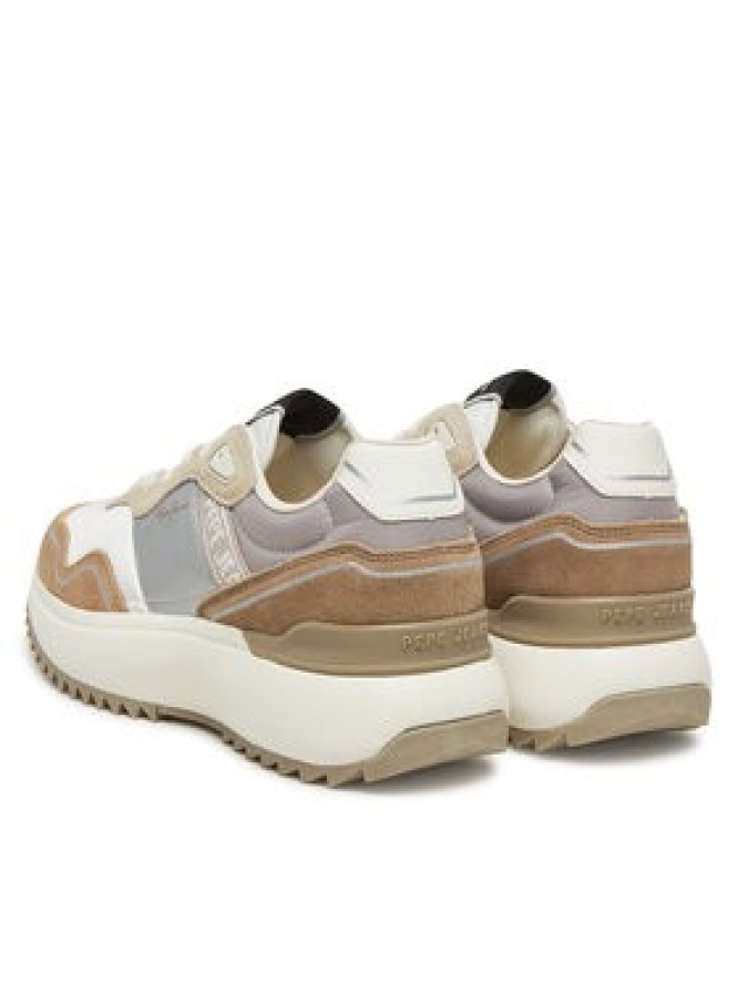 Pepe Jeans Sneakersy Kimi Glam PLS60042 Beżowy