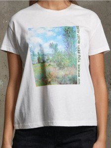 Koszulka z krótkim rękawem - kremowy