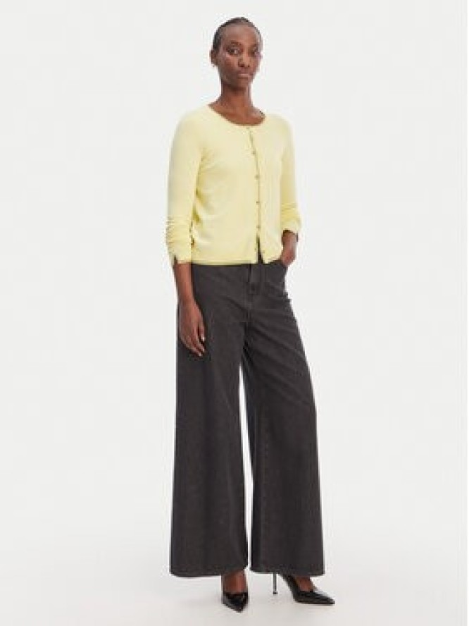 Liu Jo Kardigan WA6280 MS49I Żółty Regular Fit