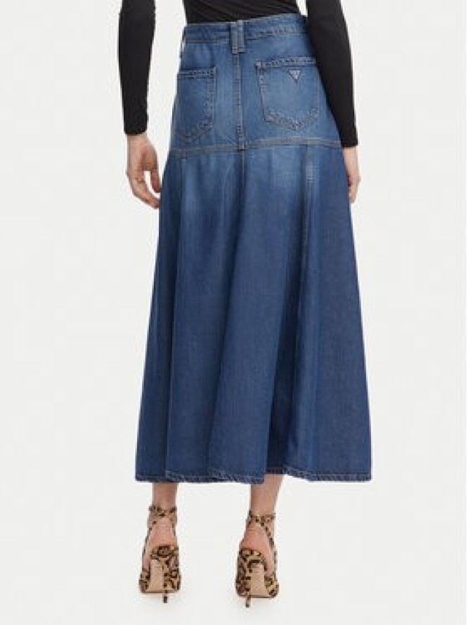 Guess Spódnica jeansowa W6GD09 D0702 Niebieski Regular Fit