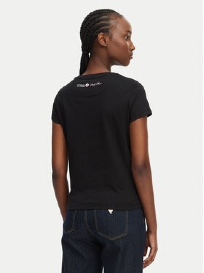 Guess T-Shirt W6BI51 K6658 Czarny Regular Fit