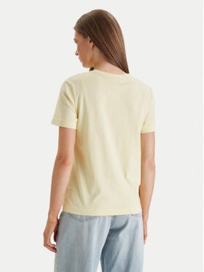 Calvin Klein Jeans T-Shirt Monogram LV047B224G Żółty Regular Fit