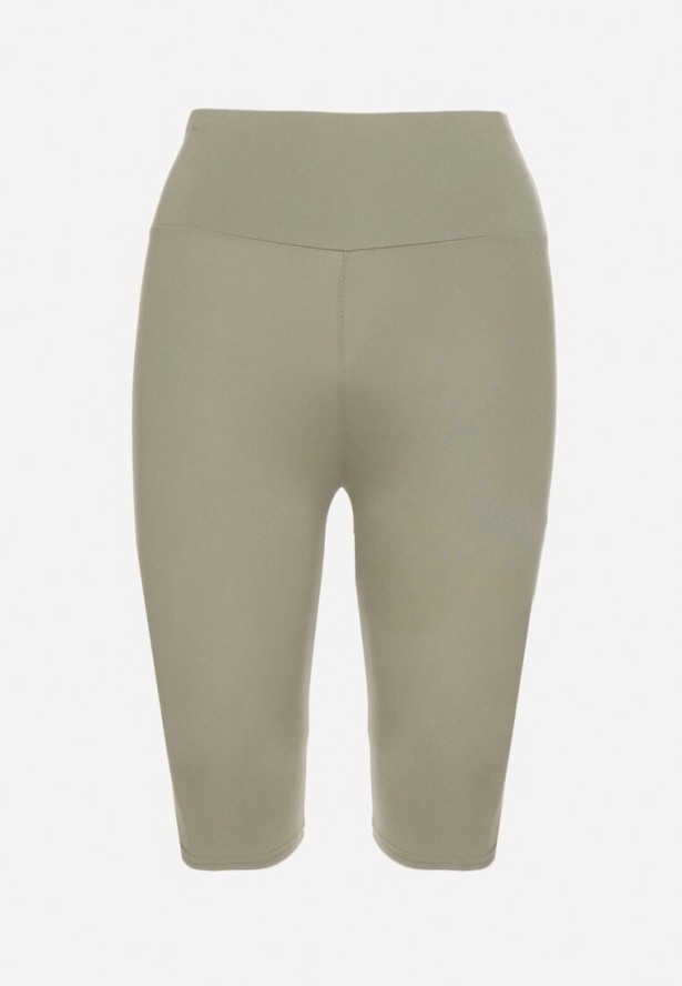 Zielone Casualowe Szorty Typu Kolarki Lidessa