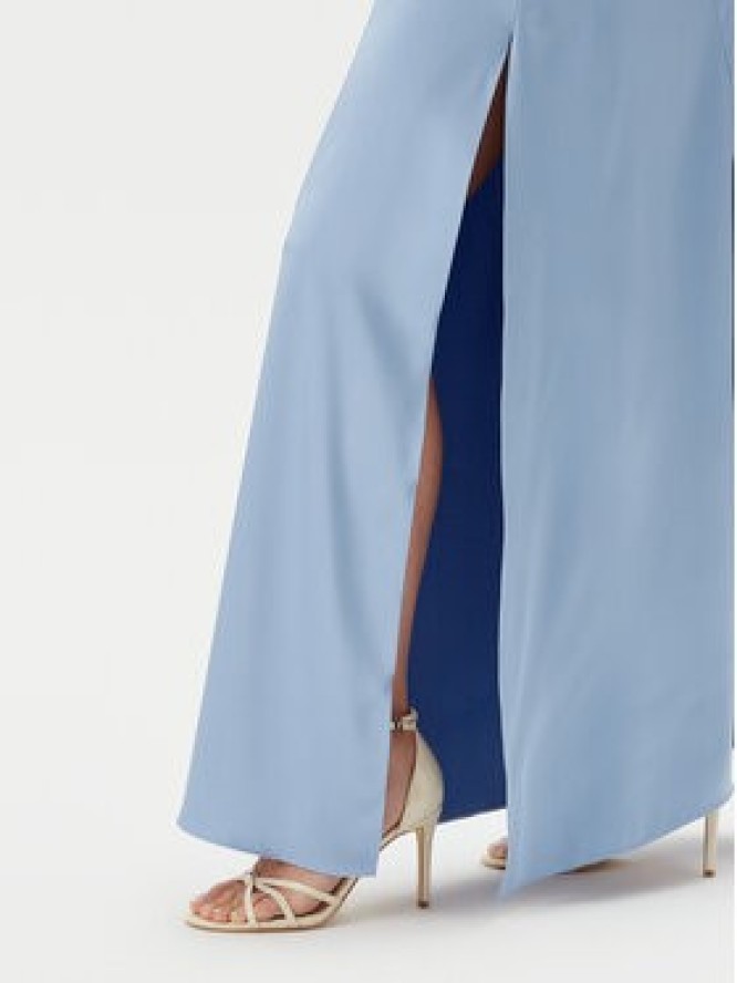 Rinascimento Sukienka wieczorowa CFC0123802003 Błękitny Regular Fit