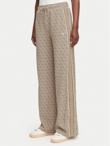 Guess Spodnie dresowe V6YB27 K5181 Beżowy Relaxed Fit