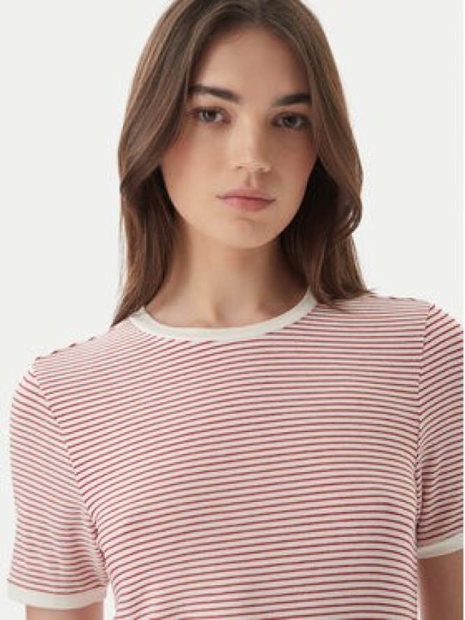 ONLY T-Shirt Tine 15315406 Czerwony Regular Fit