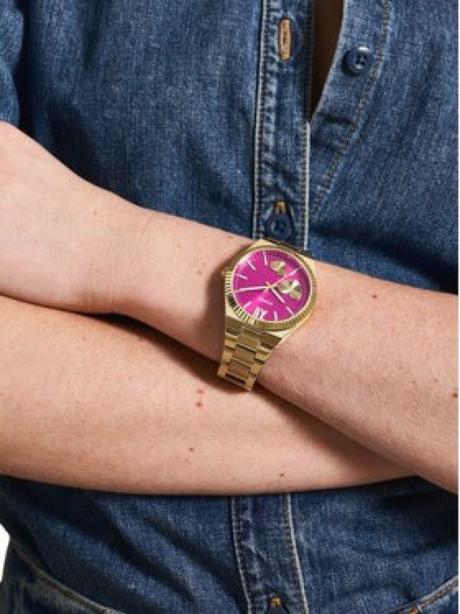 Fossil Zegarek Scarlette ES5325 Złoty