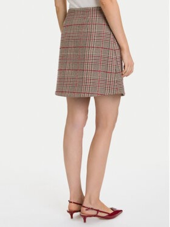 Tommy Hilfiger Spódnica mini Seasonal WW0WW48265 Beżowy Regular Fit