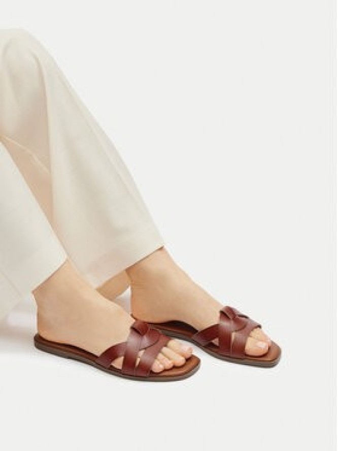 JENNY Klapki 5762015 Brązowy