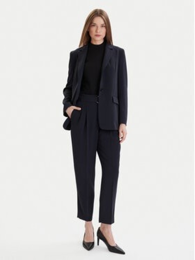 Boss Marynarka Jocaluah 50490053 Granatowy Regular Fit