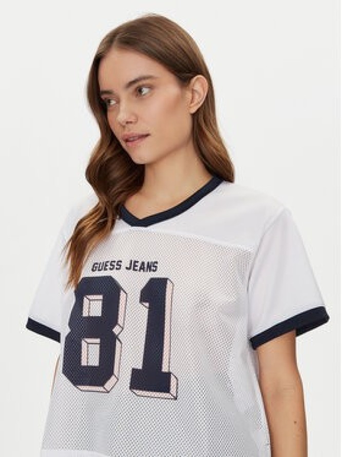 Guess Jeans T-Shirt W5GI59 KCTE2 Biały Regular Fit