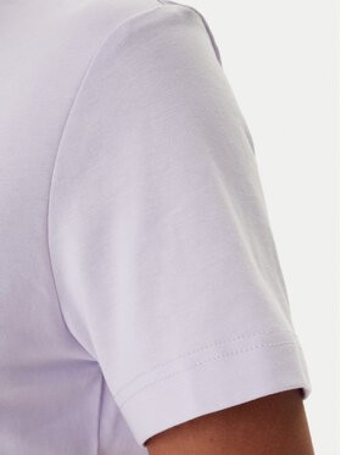 Calvin Klein Jeans T-Shirt Monogram LV047B224G Fioletowy Regular Fit