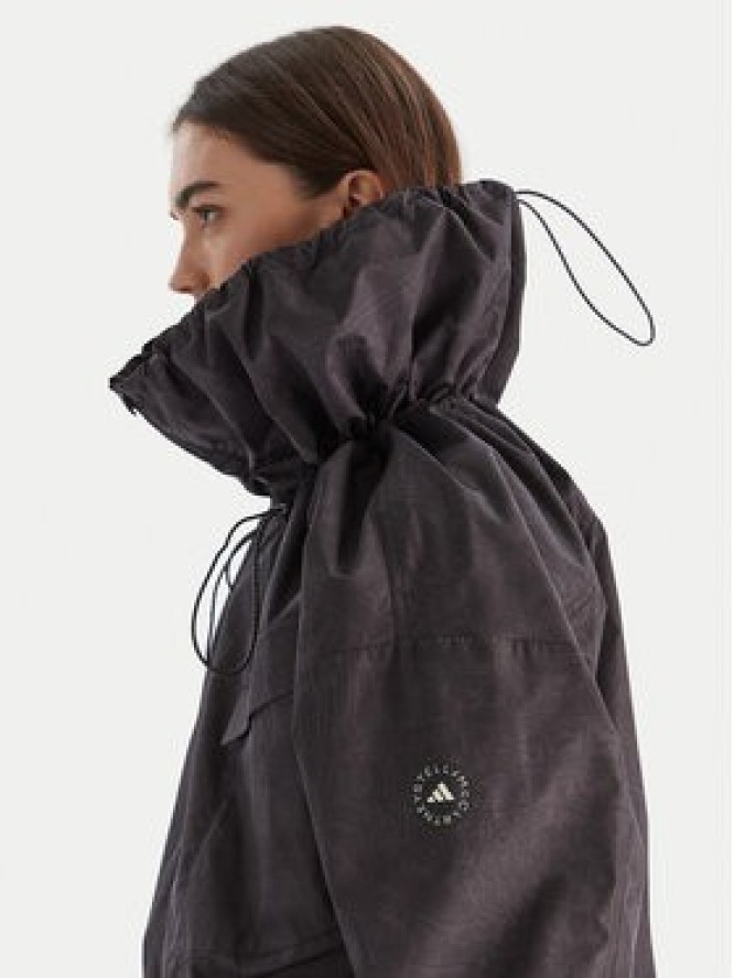 adidas by Stella McCartney Kurtka przejściowa Item Track Top Printed JV7035 Czarny Loose Fit