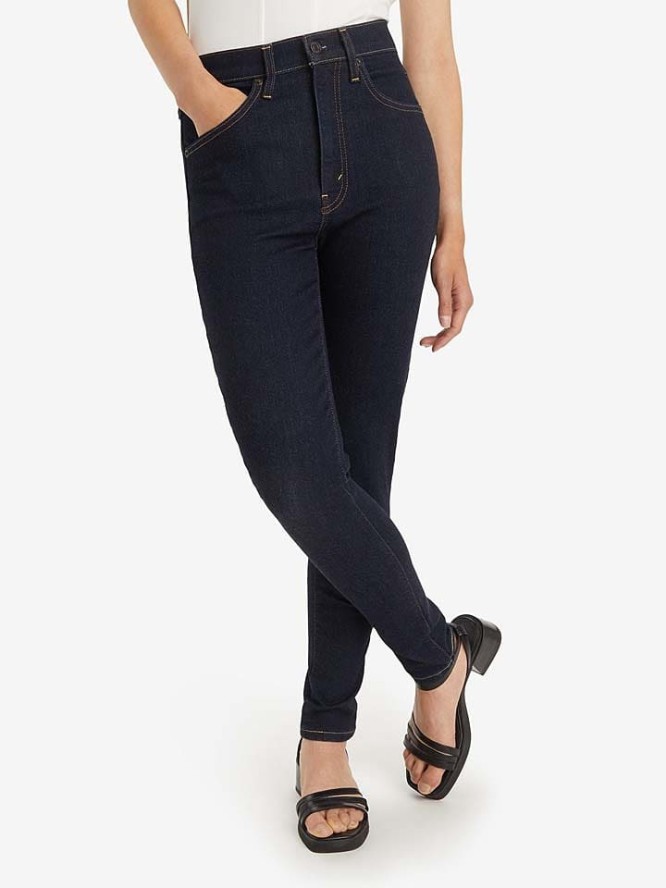 Levi's Dżinsy - Skinny fit - w kolorze granatowym rozmiar: W23/28