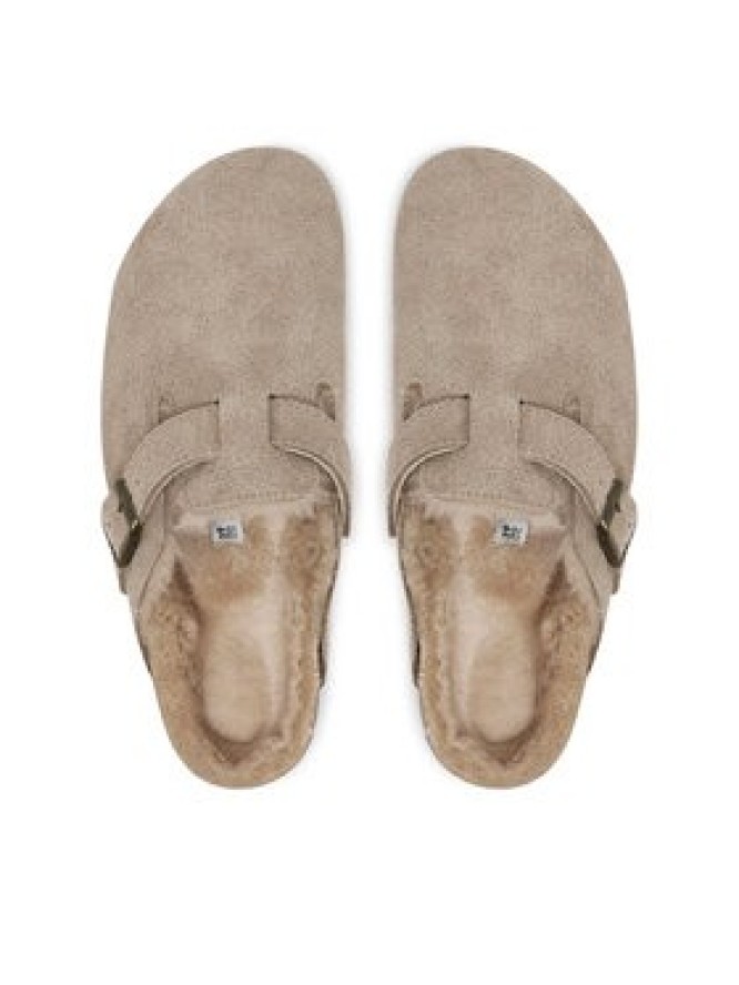 Birkenstock Klapki Boston Shearling 1028299 Beżowy