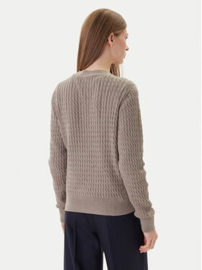 Tommy Hilfiger Sweter Fine WW0WW44993 Beżowy Regular Fit