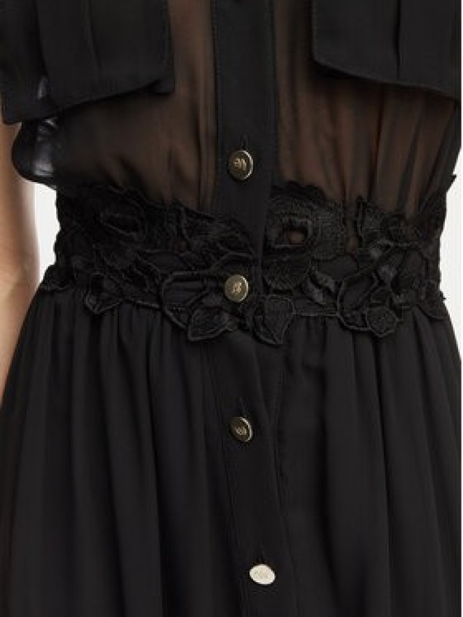 Babylon Sukienka wieczorowa EL0702 Czarny Regular Fit