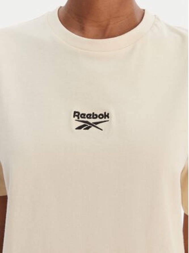 Reebok T-Shirt Suzie RK25505CCW Beżowy Relaxed Fit