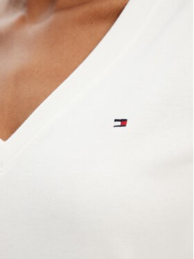 Tommy Hilfiger T-Shirt New Cody WW0WW40584 Écru Slim Fit