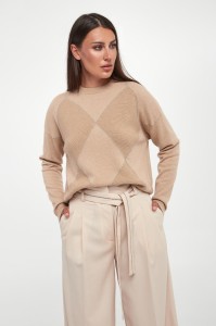 Sweter damski z jedwabiem i kaszmirem PESERICO