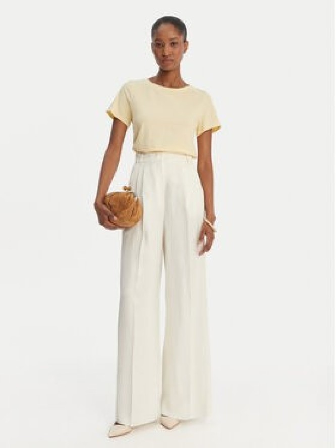 Weekend Max Mara T-Shirt Multif 2615971012 Żółty Regular Fit
