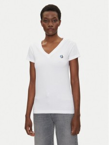 Karl Lagerfeld Jeans T-Shirt A2W17097 Biały Regular Fit