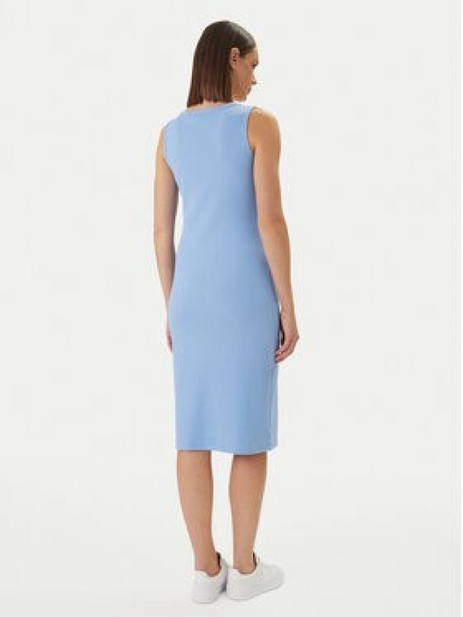 Calvin Klein Jeans Sukienka codzienna Baby Rib LV047F257G Błękitny Slim Fit