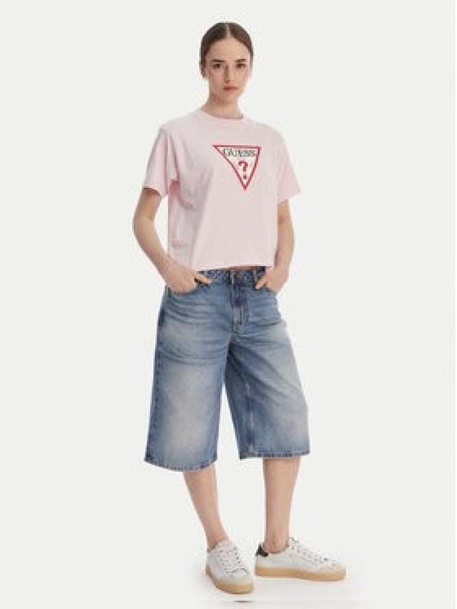 Guess Jeans Szorty jeansowe W6GD1D D6363 Niebieski Baggy Fit