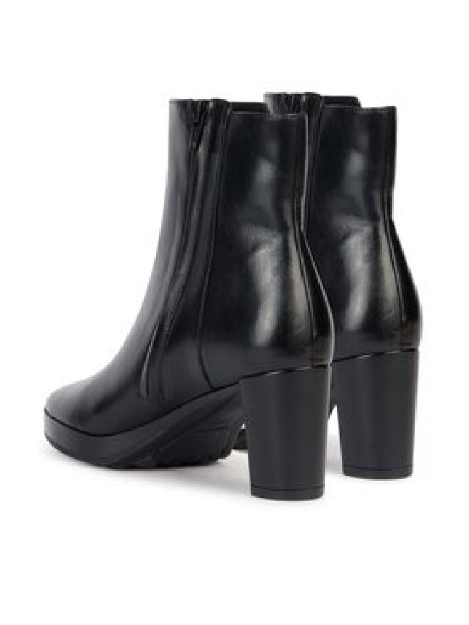 Geox Botki D Walk Pleasure 60 D36TEC 00043 C9999 Czarny