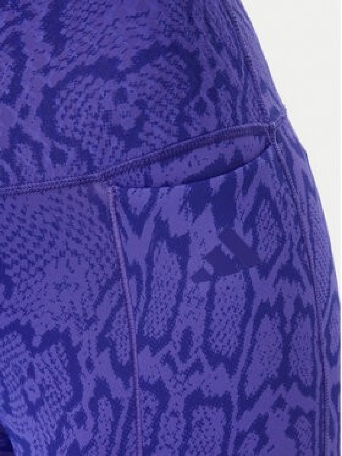 adidas Legginsy Optime Primelift Snake KQ8312 Fioletowy