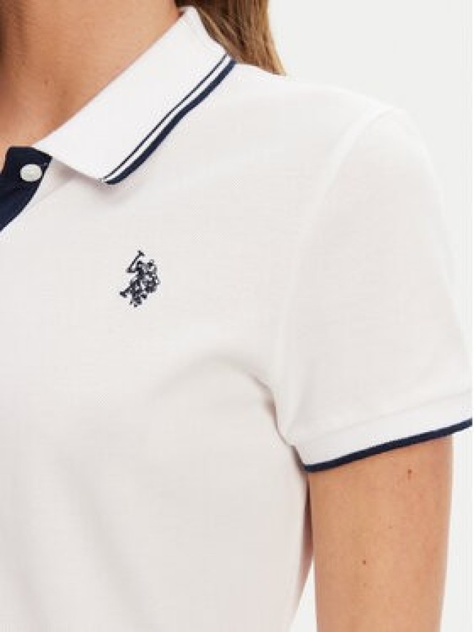 U.S. Polo Assn. Sukienka codzienna WUP1312 Biały Regular Fit