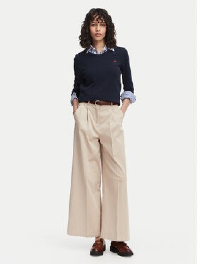 Beverly Hills Polo Club Sweter P-SS26W-M536563 Granatowy Regular Fit