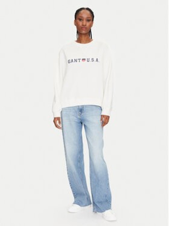 Gant Bluza 4200577 Biały Regular Fit