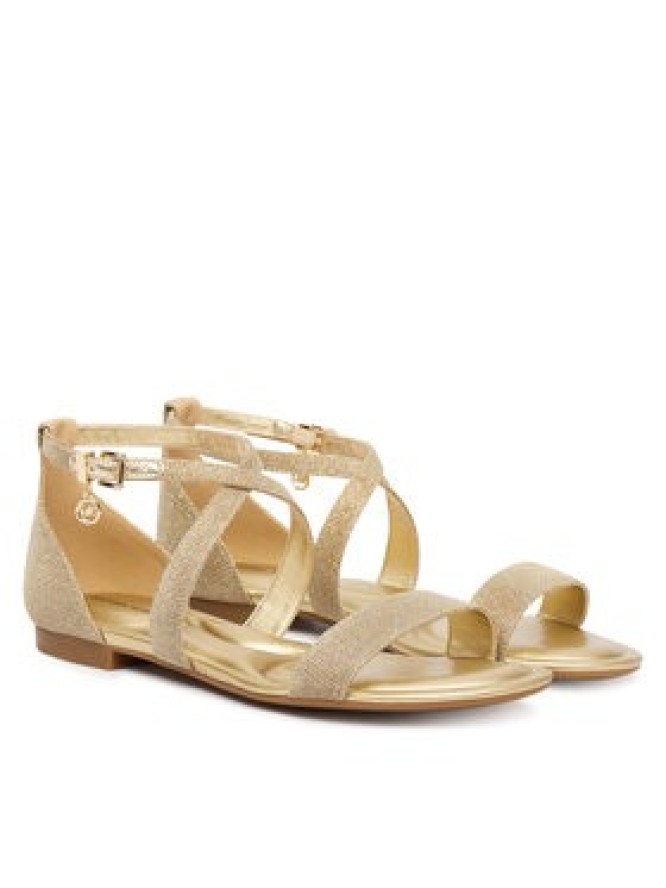 MICHAEL Michael Kors Sandały Alexa Flex Flat 40S6AXFS1D Złoty