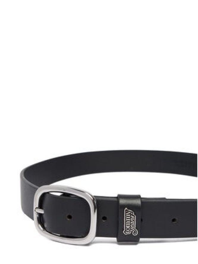 Tommy Jeans Pasek Tjw Oval 3.0 Buckle AW0AW18812 Czarny