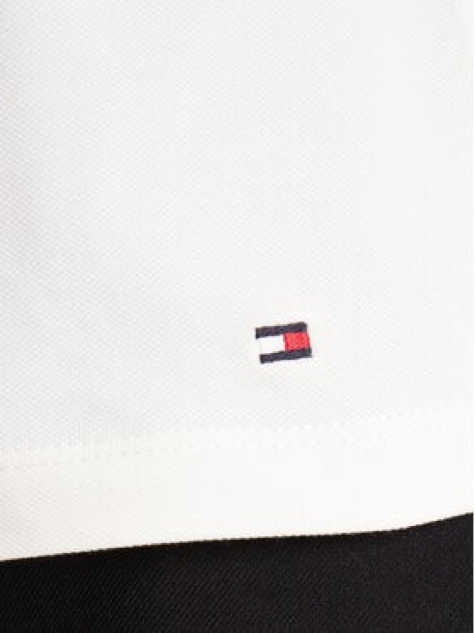 Tommy Hilfiger Polo Gold Button WW0WW45768 Écru Slim Fit