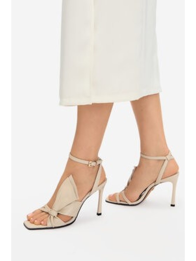 GINO ROSSI Sandały EO-LT23-310 Beżowy