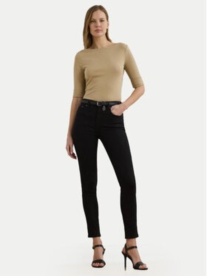 Lauren Ralph Lauren Bluzka 200654963177 Beżowy Slim Fit