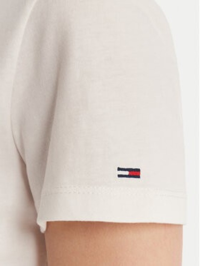 Tommy Jeans T-Shirt Essential DW0DW21842 Biały Regular Fit