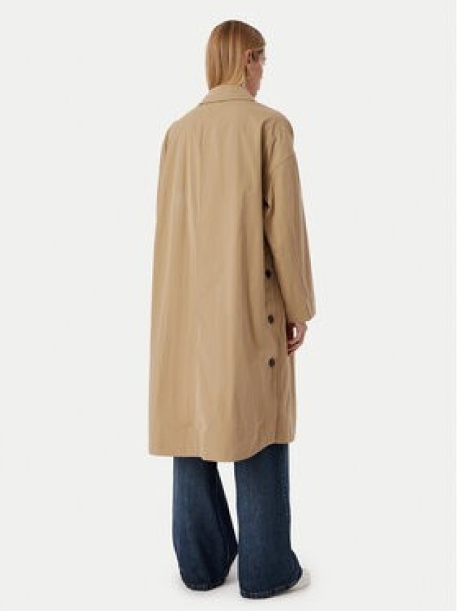 Tommy Hilfiger Trencz WW0WW49842 Beżowy ciemny Regular Fit