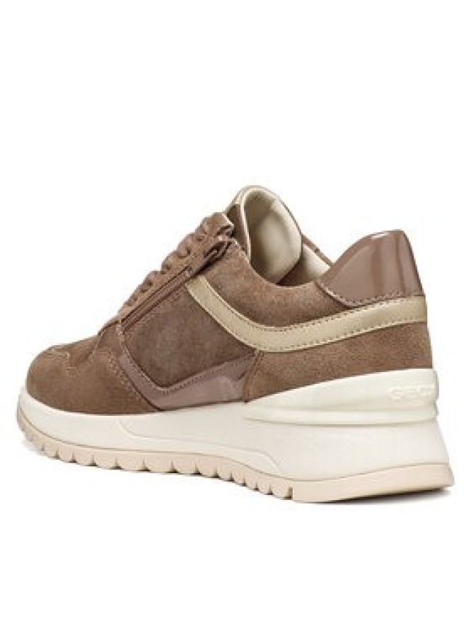 Geox Sneakersy D Desya D6500A 0QM22 C6002 Brązowy jasny