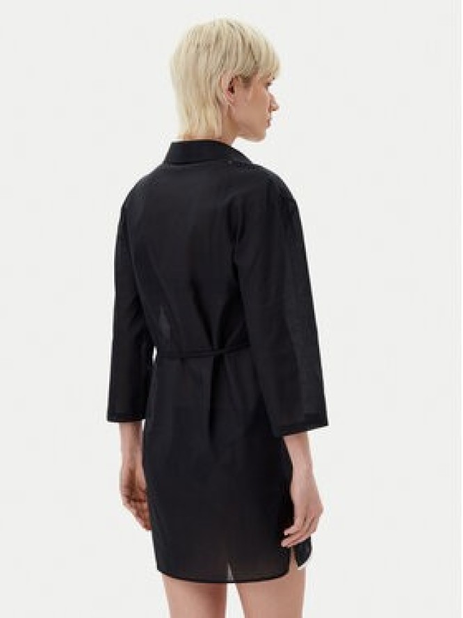 KARL LAGERFELD Sukienka koszulowa A1W46006 Czarny Regular Fit