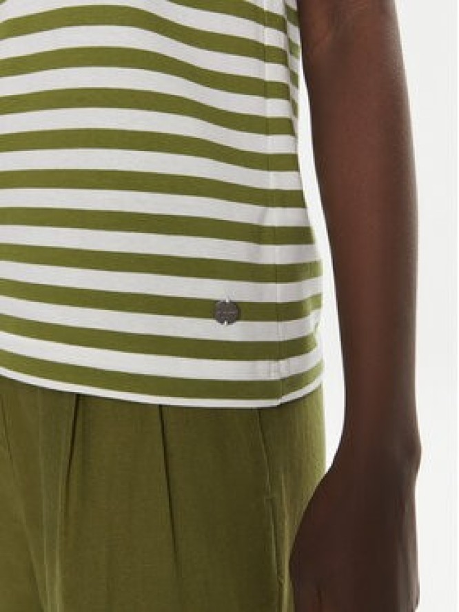 Tamaris Apparel T-Shirt Dabra TAW0892 Zielony Regular Fit