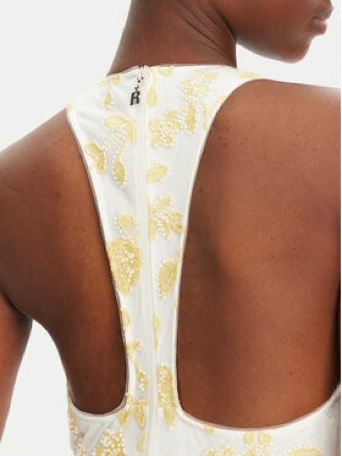 ROTATE Sukienka wieczorowa 113976858 Żółty Regular Fit