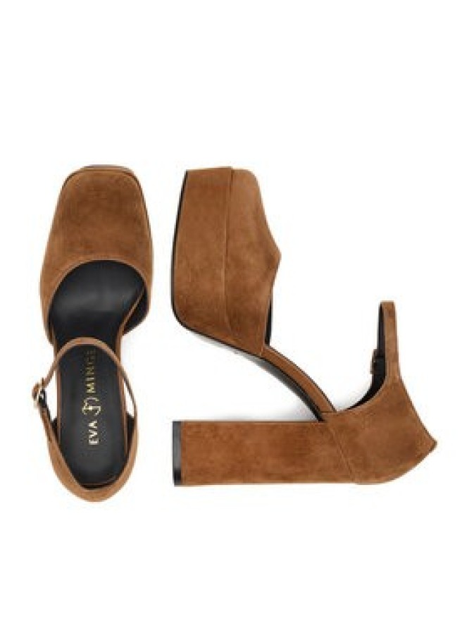 Eva Minge Czółenka EO-NIKI-E340-70H Brązowy