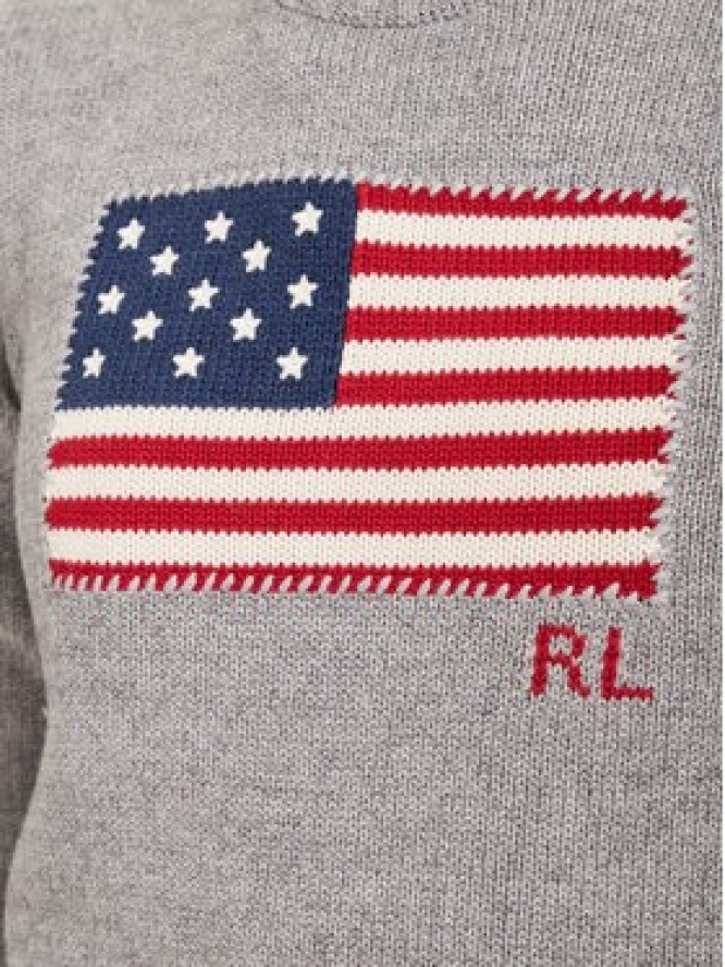 Polo Ralph Lauren Sweter 211B28830002 Szary Regular Fit